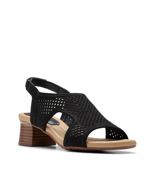 Clarks Black Desirae Sail Sandal
