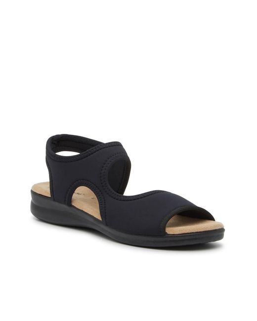 Flexus by Spring Step Blue Marya Wedge Sandal