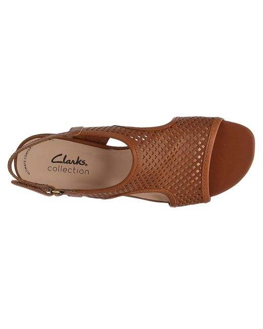 Clarks Caroleigh Star Sandal in Brown | Lyst