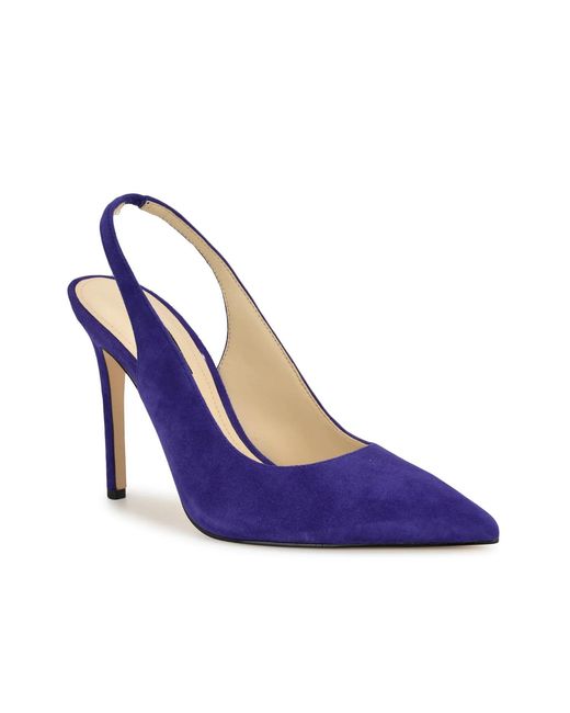 Nine West Blue Feather Pump