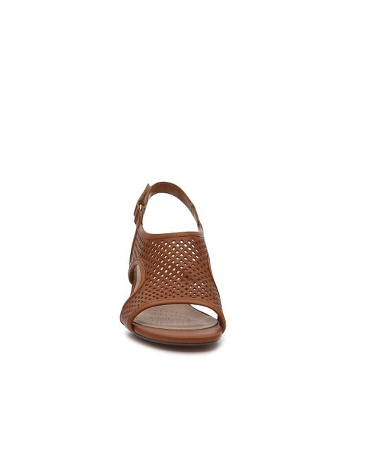Clarks Caroleigh Star Sandal in Brown | Lyst