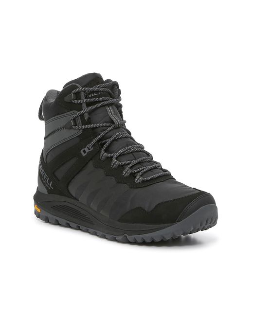 Merrell Synthetic Nova Waterproof Hiking Boot in Black for Men | Lyst