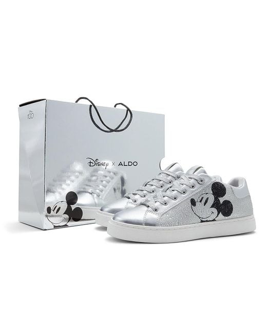 ALDO White X Disney 100 Platform Sneaker