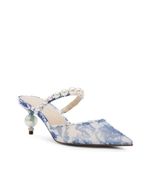 Betsey Johnson Blue Zane Mule