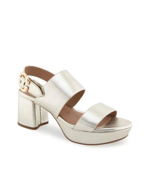 Aerosoles Women's White Casetta Platform Sandal