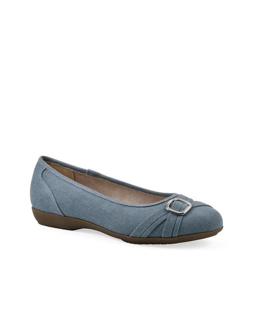White Mountain Blue Calming Ballet Flat