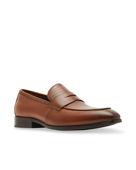 Steve Madden Chivan Men's Leather Shoes - Tan, Size 10.5 D (M), Stylish Casual & Dress Footwear - View #9