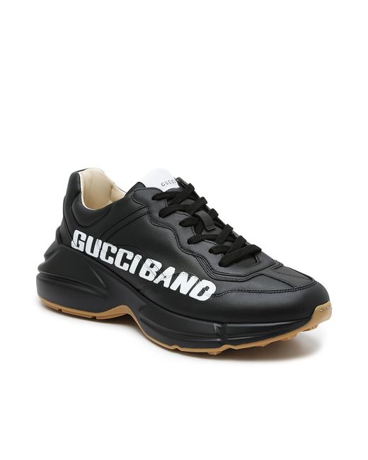 Gucci Black Rhyton Sneaker for men