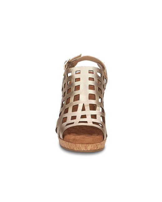 Ros Hommerson Brown Kennedy Wedge Sandal