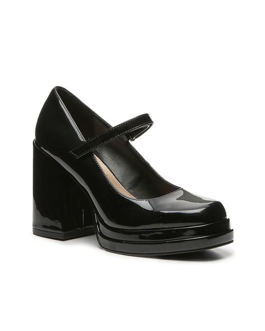 Steve Madden Black Nylo Mary Jane Pump