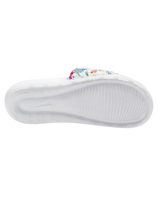 Nike White Victori One Slide Sandal