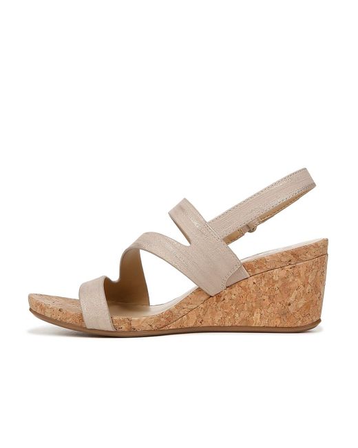 naturalizer sandra wedge slip on sneaker