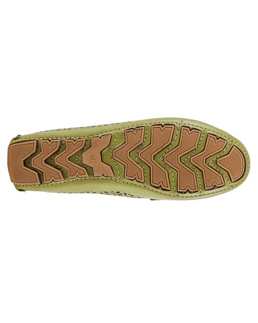 Spring Step Green Crain Moccasin