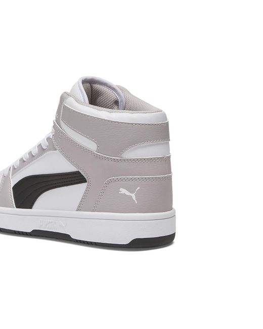 PUMA Gray Rebound Layup High-top Sneaker