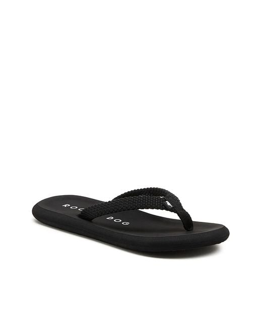 Rocket Dog Black Sunset Slim Flip Flop
