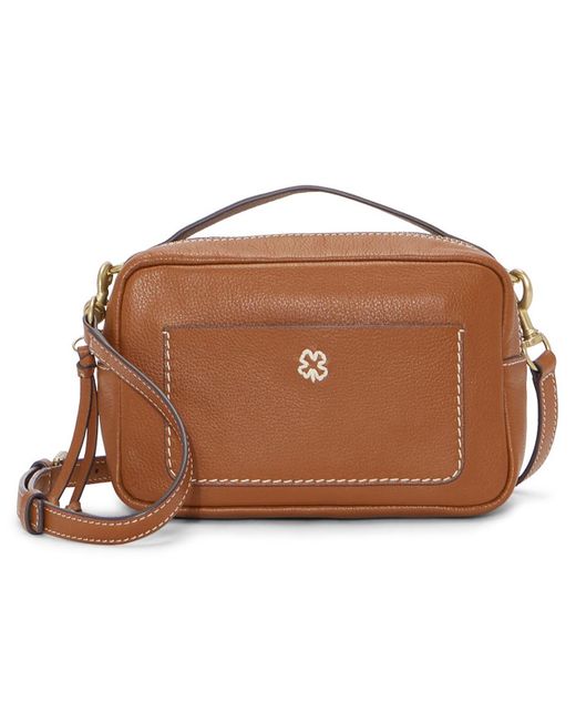 Lucky Brand Brown Feyy Leather Crossbody Bag
