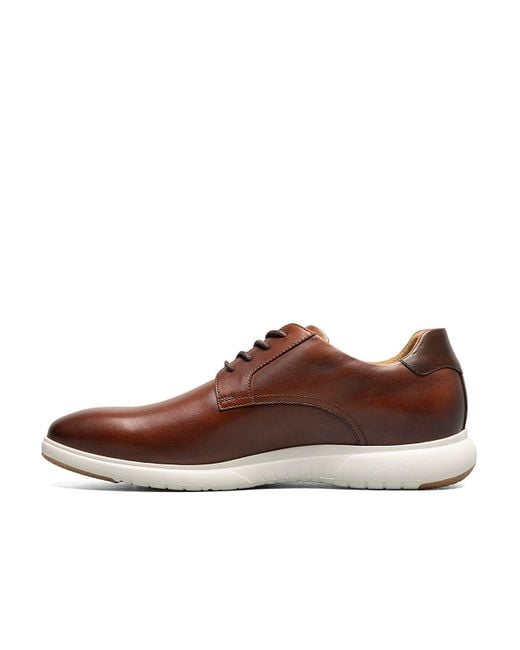 Florsheim Vibe Plain Toe Oxford ( Crazy Horse) Shoes In Brown For Men - Foto 3