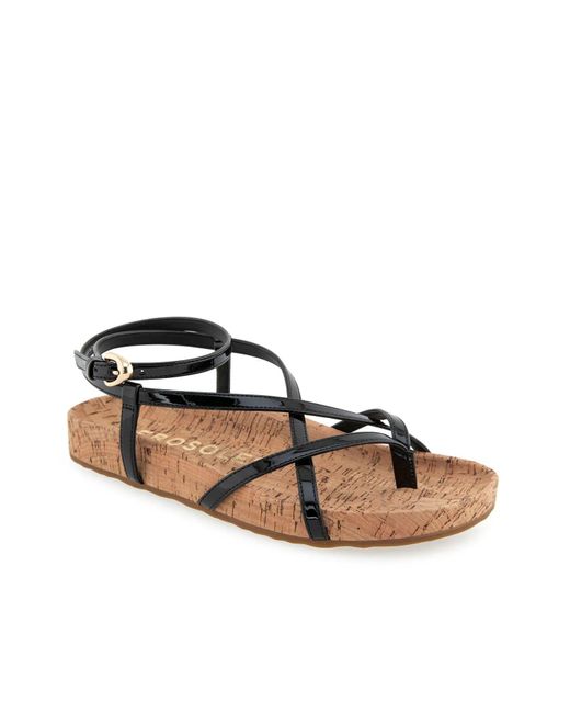 Aerosoles Women's Black Leera Platform Sandal