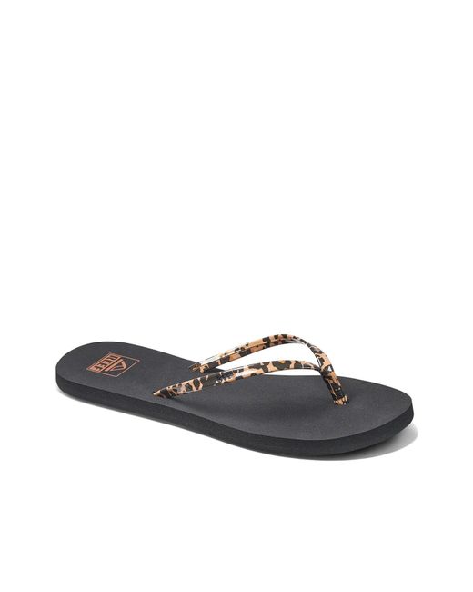 Reef Black Bliss Nights Flip Flop