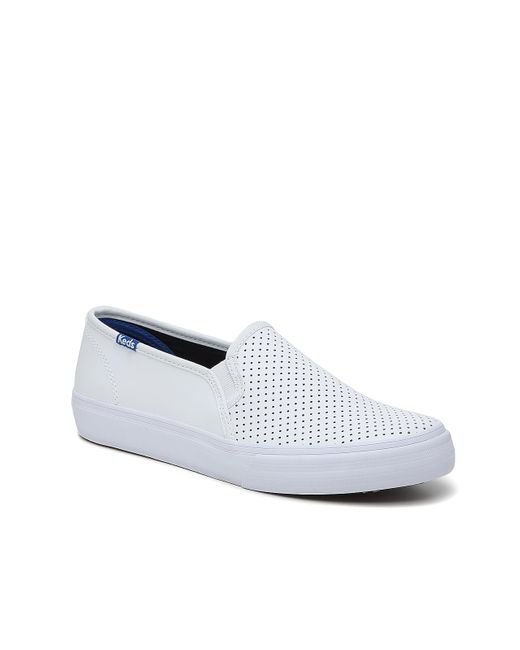 Keds White Double Decker Slip-on Sneaker