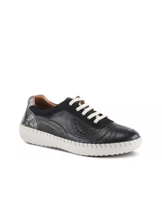 Spring Step Black Jumilla Sneaker