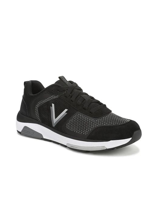 Vionic Black Walk Stride Knit Sneaker for men