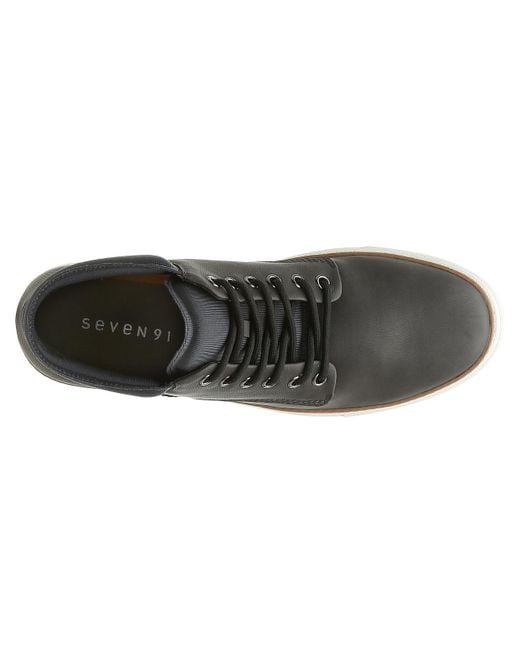 Seven 91 Larullan Mid-top Sneaker Boot in Gray for Men | Lyst
