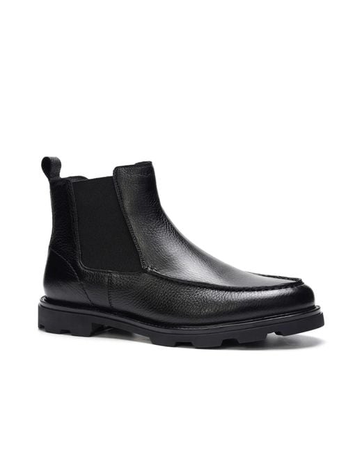 A. Veer Black Dwayne Chelsea Boot for men