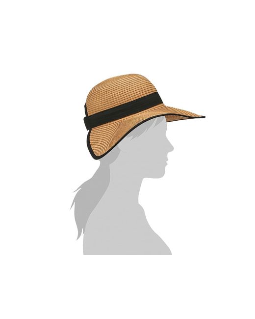 Vince Camuto Brown Straw Sun Hat