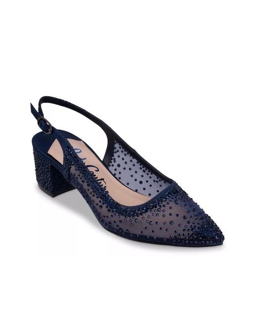 Lady Couture Blue Demi Pump
