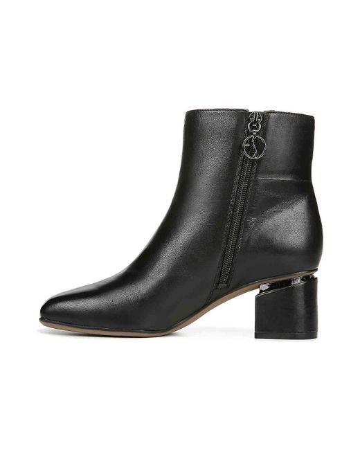 Franco Sarto Leather Marquee Bootie in Black Leather (Black) - Lyst