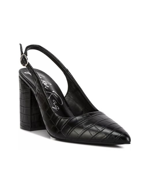 LONDON RAG Black Macha Pump