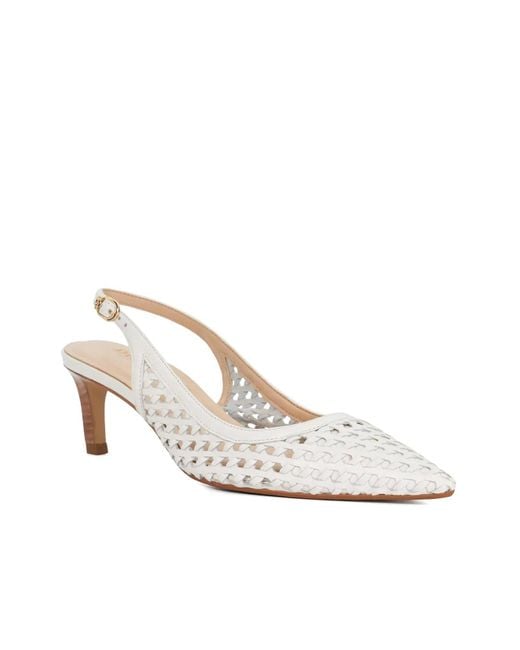 Dune White Divided Pump
