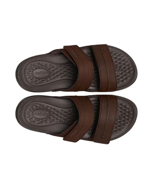 CROCSTM Brown Yukon Vista Ii Slide Sandal for men
