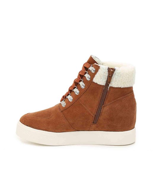 steve madden lakes wedge sneaker