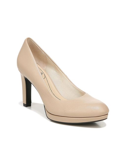 LifeStride Synthetic Julia Platform Pump in Taupe (Gray) Lyst