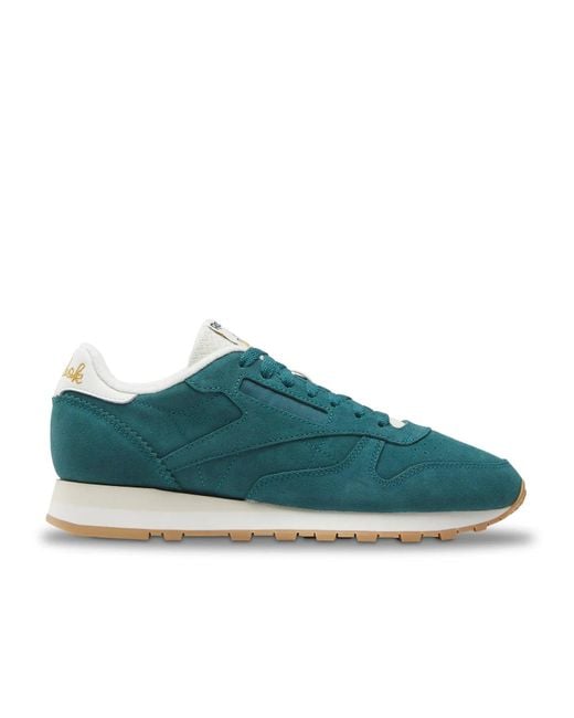 Reebok Blue Classic Leather Sneaker