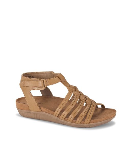 Baretraps Jaime Wedge Sandal In Brown Lyst