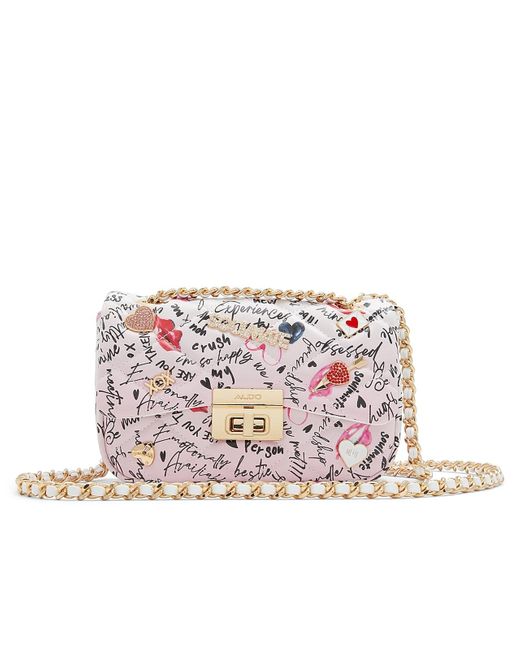 ALDO Lovenote Crossbody Bag in Red Lyst