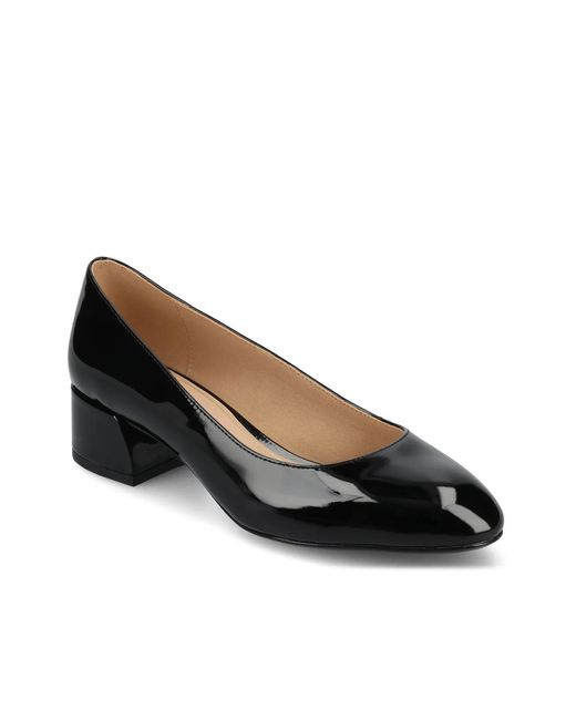 Journee Collection Black Saarii Pump