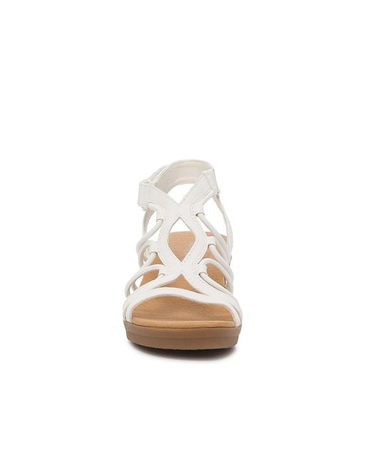 BareTraps White Karlie Wedge Sandal