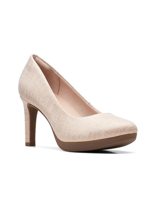 Clarks Ambyr Joy Pump in White Lyst