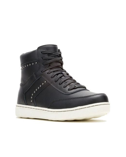 Harley Davidson Black Harleydavidson Grady Stud Waterproof Hightop Sneaker
