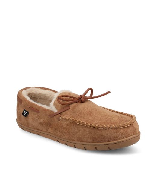 Vance Co. Brown Hayden Slipper for men