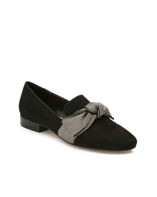 Isaac Mizrahi New York Black Session Bow Loafers