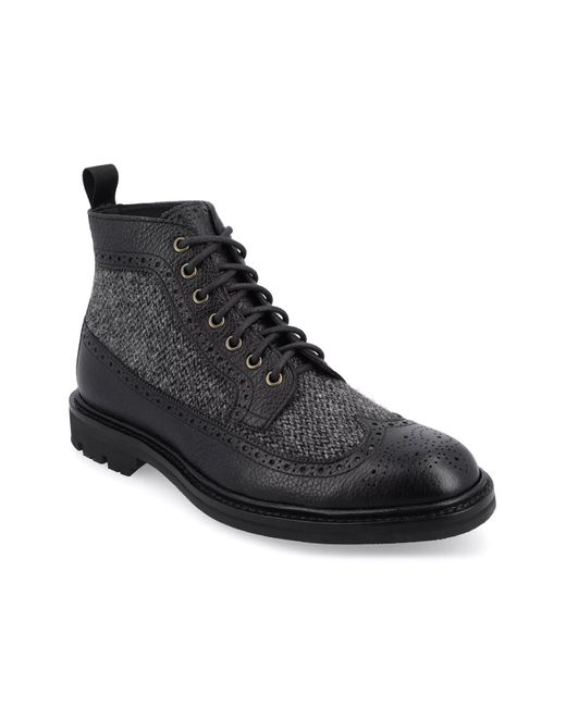 Taft Black Boston Boot for men