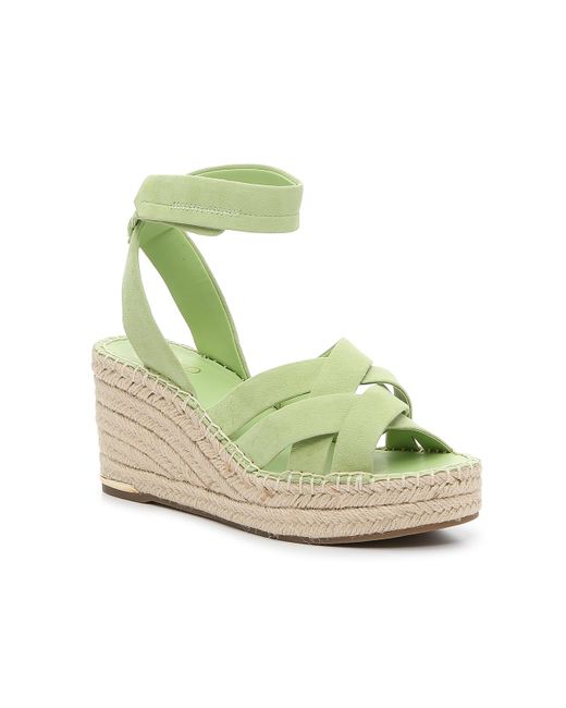 Franco Sarto Carmina Espadrille Wedge Sandal in Lime Green (Green) Lyst