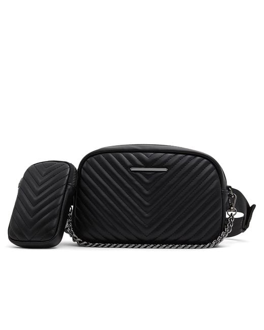 ALDO Black Zinka Convertible Belt Bag
