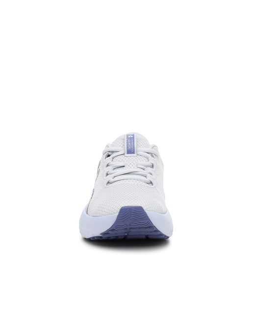 Under Armour White Charged Surge 4 Running Shoe