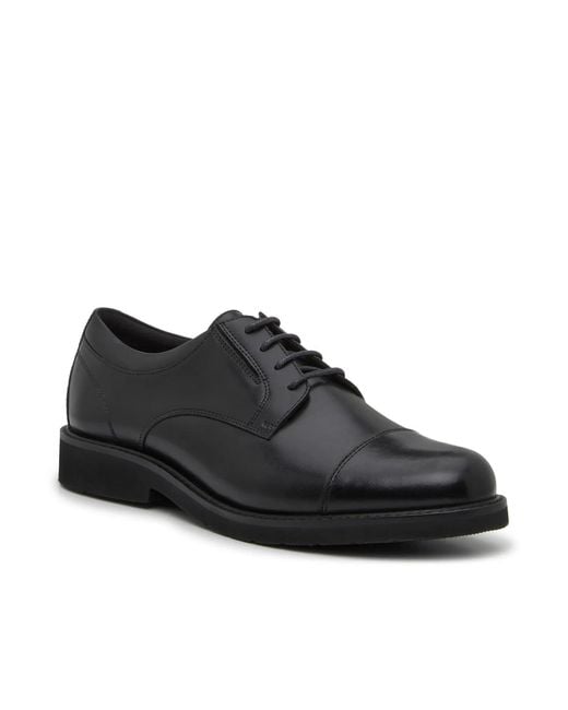 Hush Puppies Wide Width Iggy Oxford in Black for Men